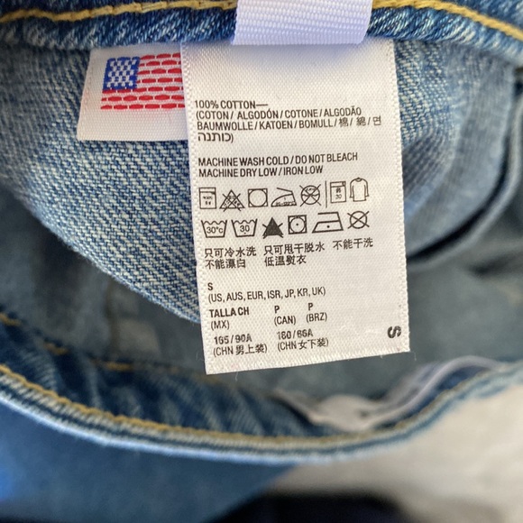 American apparel button down jean mini skirt. Small. - Picture 6 of 6